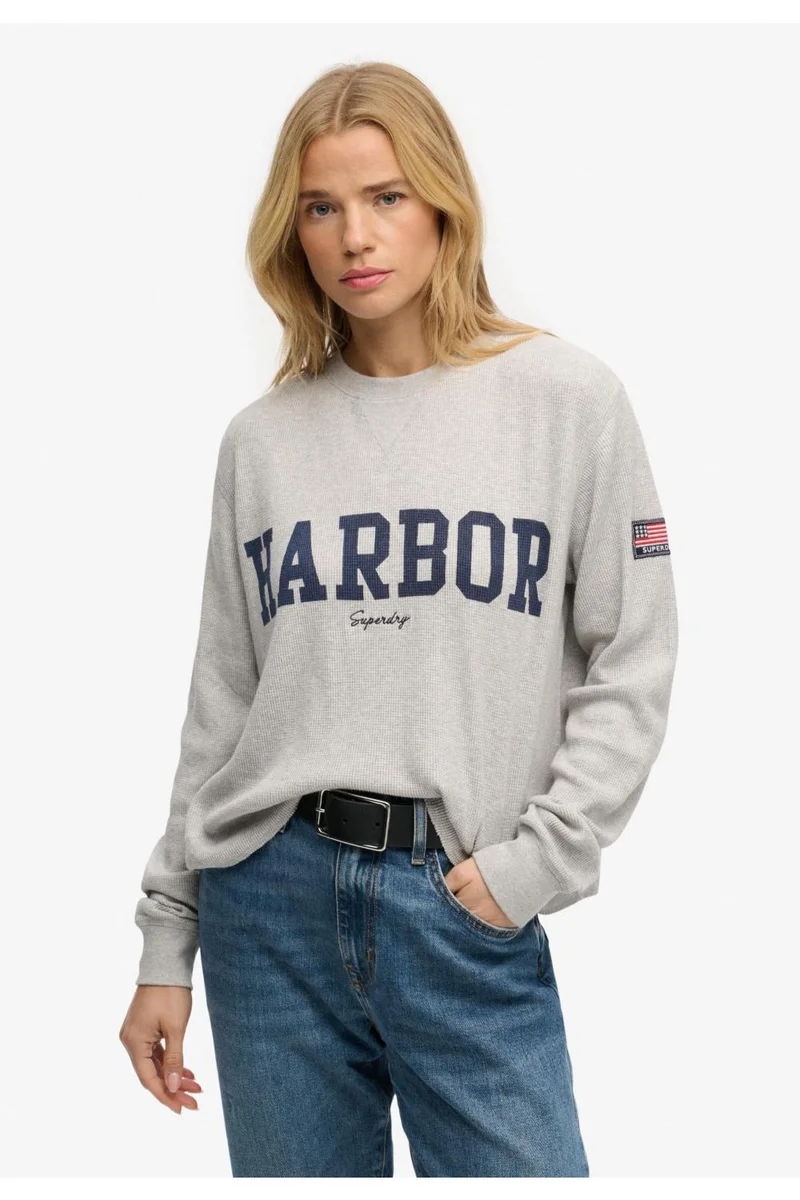 سوبر دراي Athletic Essential Graphic Long Sleeve Top