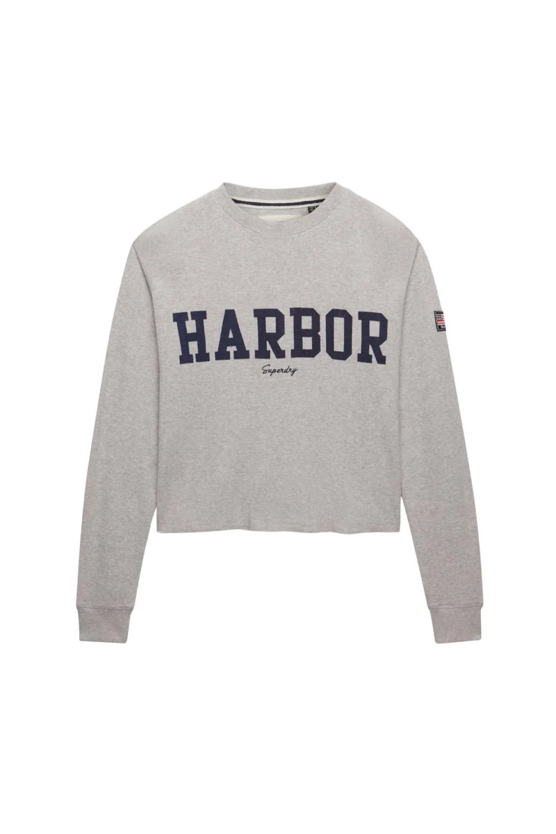 سوبر دراي Athletic Essential Graphic Long Sleeve Top