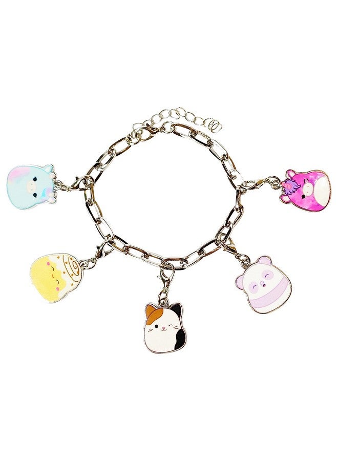 لوف هير مجموعة صندوق سحر Squishmallows Girls Add A Charm من LUV HER مع سوار سحر واحد و 5 سحر قابلة للتبديل - للأعمار من 3 سنوات فما فوق - Image 1