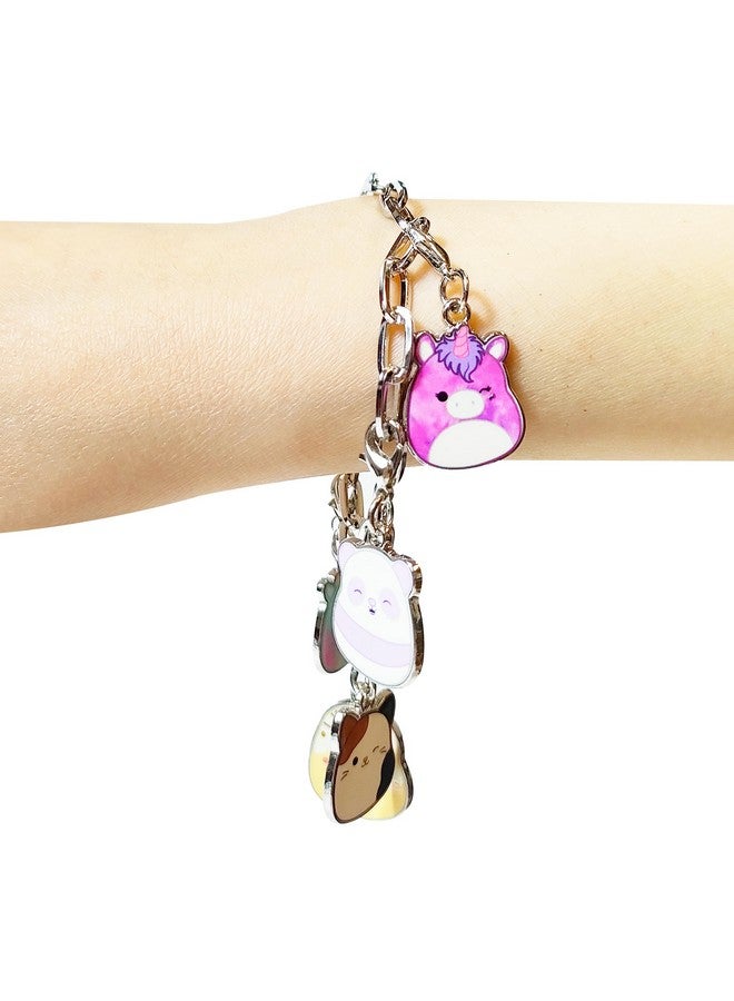 لوف هير مجموعة صندوق سحر Squishmallows Girls Add A Charm من LUV HER مع سوار سحر واحد و 5 سحر قابلة للتبديل - للأعمار من 3 سنوات فما فوق - Image 2