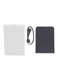 Thoraya 2.5 Inch Portable External Hard Drive USB3.0 High Speed Read and Write Ultra-thin External Hard Drive for PC/Mac/Laptop/PS5/Xbox One White 1TB  - Image 1