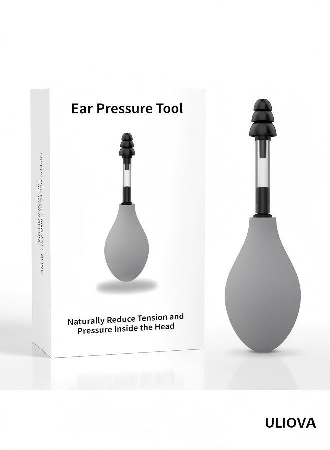 Uliova Ear Pressure Relief Device, Migraine & Tinnitus Relief, Inner Ear Balance, Airplane Ear Care, Portable Stress & Tension Relief Tool - Image 1