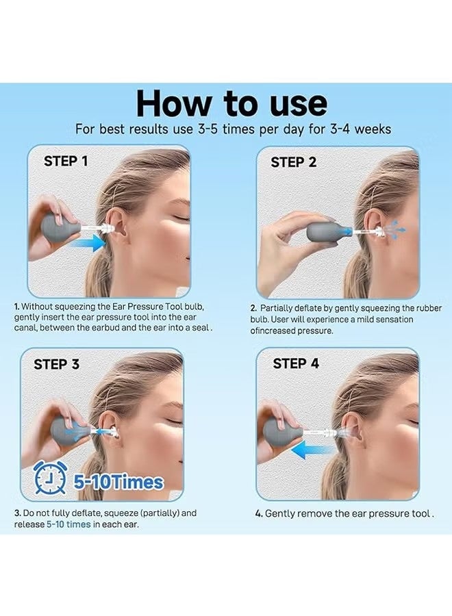 Uliova Ear Pressure Relief Device, Migraine & Tinnitus Relief, Inner Ear Balance, Airplane Ear Care, Portable Stress & Tension Relief Tool - Image 4