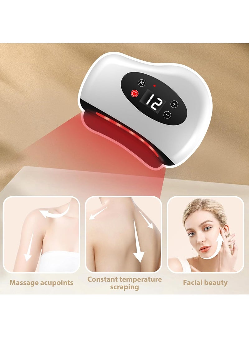 DubaiGallery Intelligent Facial Scraping Stone Scraping Board Massager Electric Scraping Instrument Walking Can Facial Beauty Dialing Meridian Brush  - Image 4