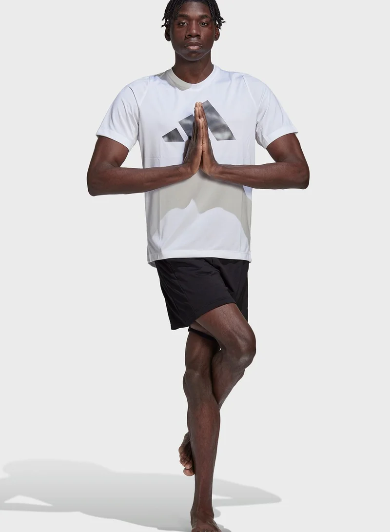 Adidas Yoga Logo Shorts