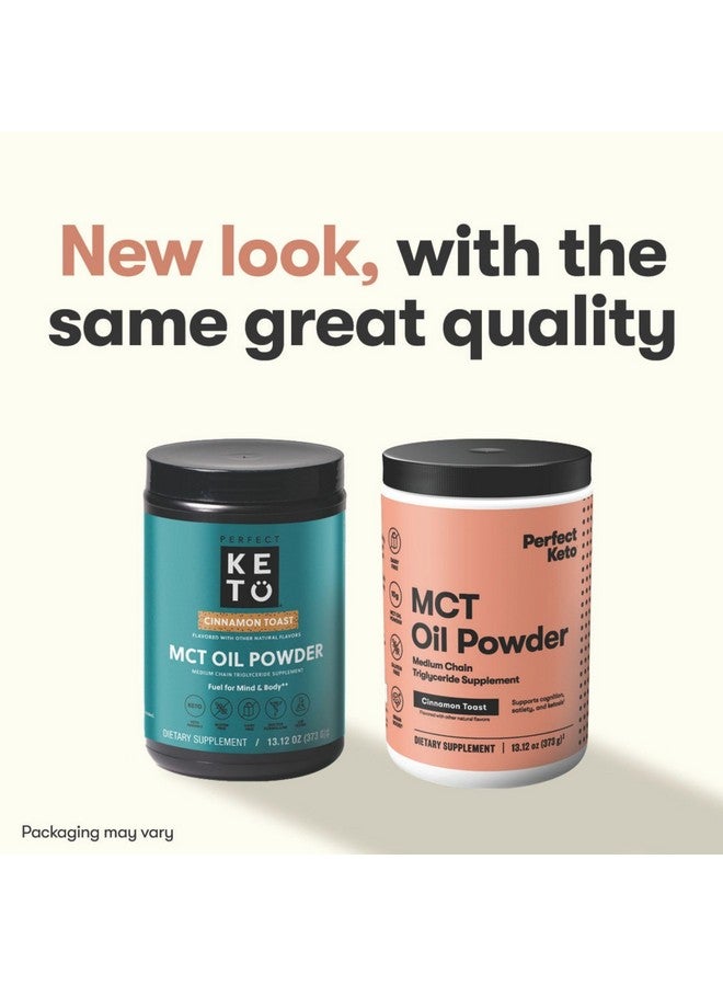 Perfect Keto 7g MCT Oil Powder, Medium Chain Triglycerides Supplement, Non Dairy Coffee Creamer for Keto Diet, Ketogenic MCT Oil Mix for Coffee, Smoothie, Protein Shakes, Cinnamon Toast, 30 Servings - Image 4