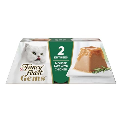 Fancy Feast Gems Pate Cat Food Mousse With Chicken and a Halo of Savory Gravy Cat Food - (Pack of 8) 4 oz. Boxes - Image 1
