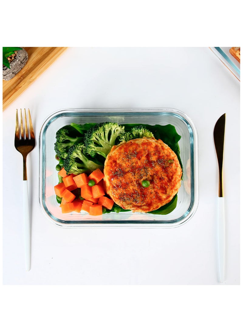 بيت الأناقة حاوية تخزين الطعام الزجاجية - Image 2