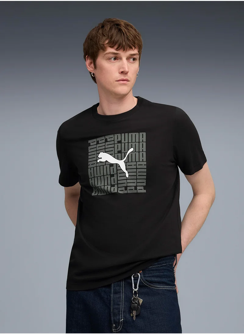 بوما Graphic Box Tee Men