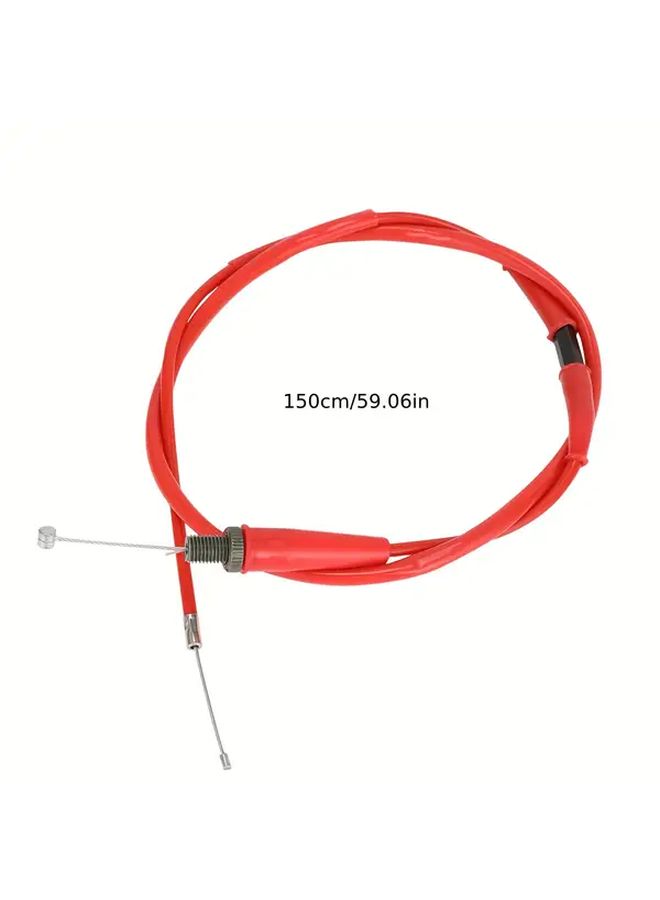 Throttle Cable For Honda CRF50 CRF110 CRF125F XR70 Dirt Pit Bike Red - Image 2