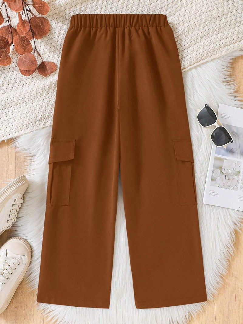 TAGAS Store Tagas Cargo for Girls|Joggers for Girl| Cotton Cargo for Girls |girlscargo Lower|Relaxed Trouser(GC-55) - Image 2