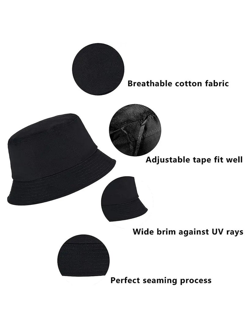 Trend Double face Fisherman Hat For Women Men Portable Folding Hat Spring Summer Fashion Outdoor Sunshade Hat - Image 3