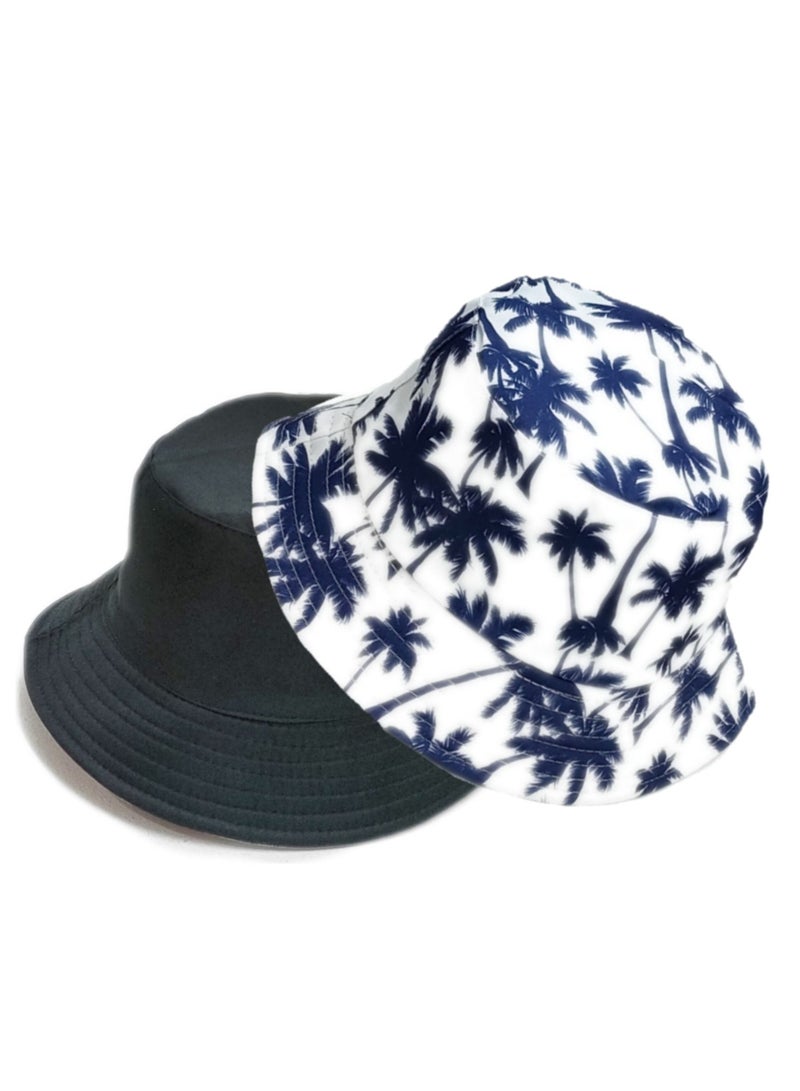 Trend Double face Fisherman Hat For Women Men Portable Folding Hat Spring Summer Fashion Outdoor Sunshade Hat - Image 1