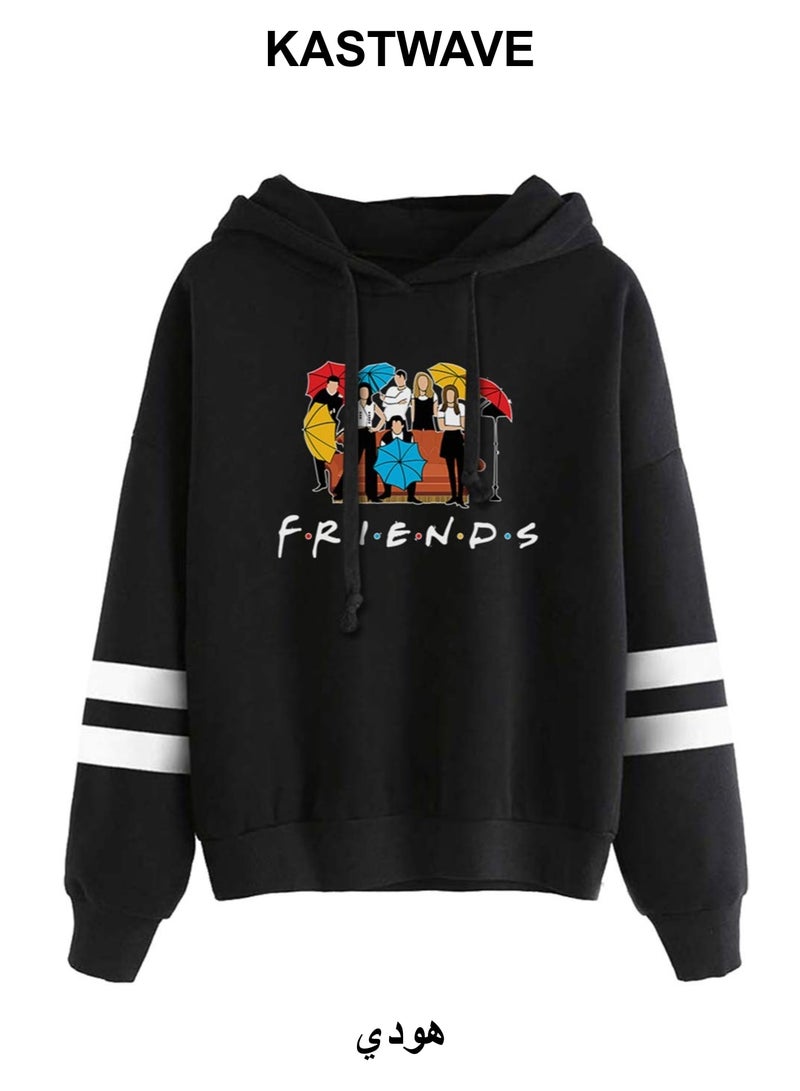 KASTWAVE Hoodie for Women Trendy Pullover Long Sleeves Sweatshirt Gift for Friends - Image 1