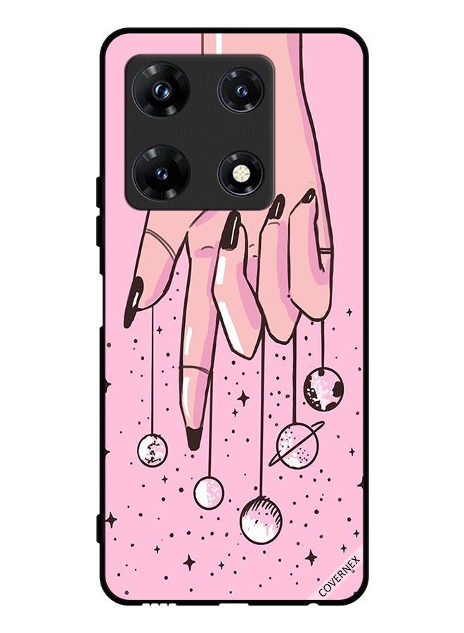 Covernex Protective Case Cover For Infinix Note 30 Pro Planets Hanging From Fingers - Image 1
