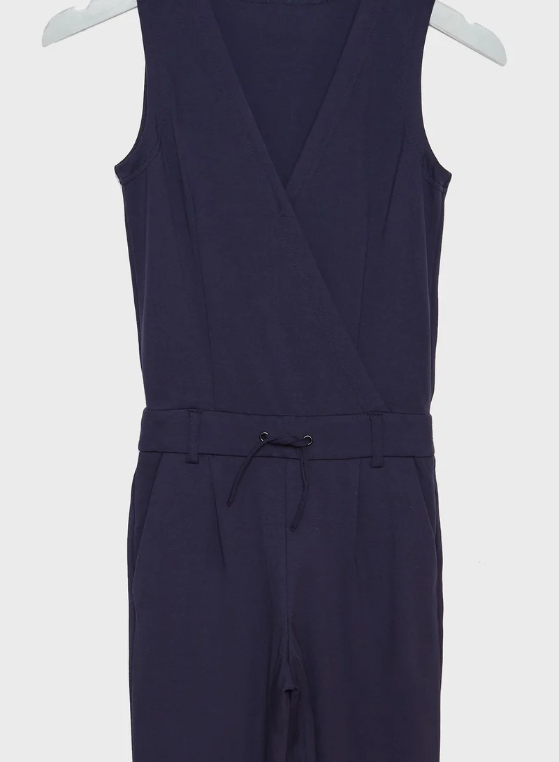 ONLY Kids Tie Waist Jumpsuit