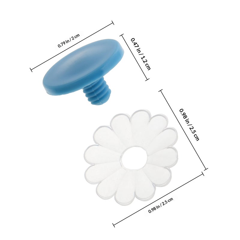 2 Sets Of Decorative Umbrella Tips Umbrella Repair Umbrella Cover For Patio Umbrella Top Replacement Umbrella Tip Caps Umbrella Repair Ends - Image 2