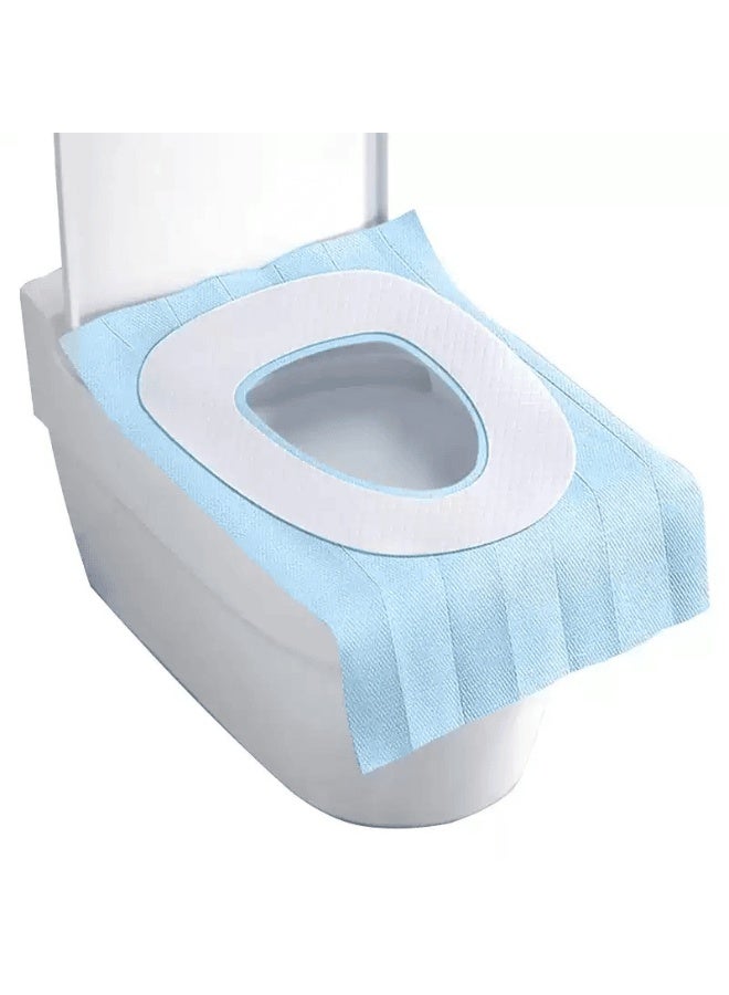 10PCS,Disposable Thickened Waterproof Toilet Seat Cover Individually Packed Toilet Mat for Postpartum Women Travel Hotel Toilet Seat Paper - Image 1