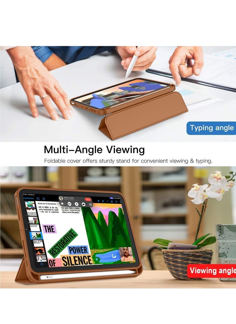 JAJEEK New Smart Case with Pencil Holder Compatible with iPad Mini 7 – Tri-Fold Smart Case with Soft TPU Back, Auto Wake/Sleep, Dustproof & Anti-Fingerprint, Heavy Duty Protection, Ultra-Slim & Lightweight - Image 3