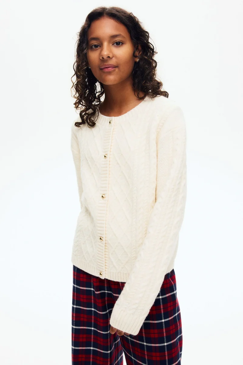 H&M Cable-knit cardigan