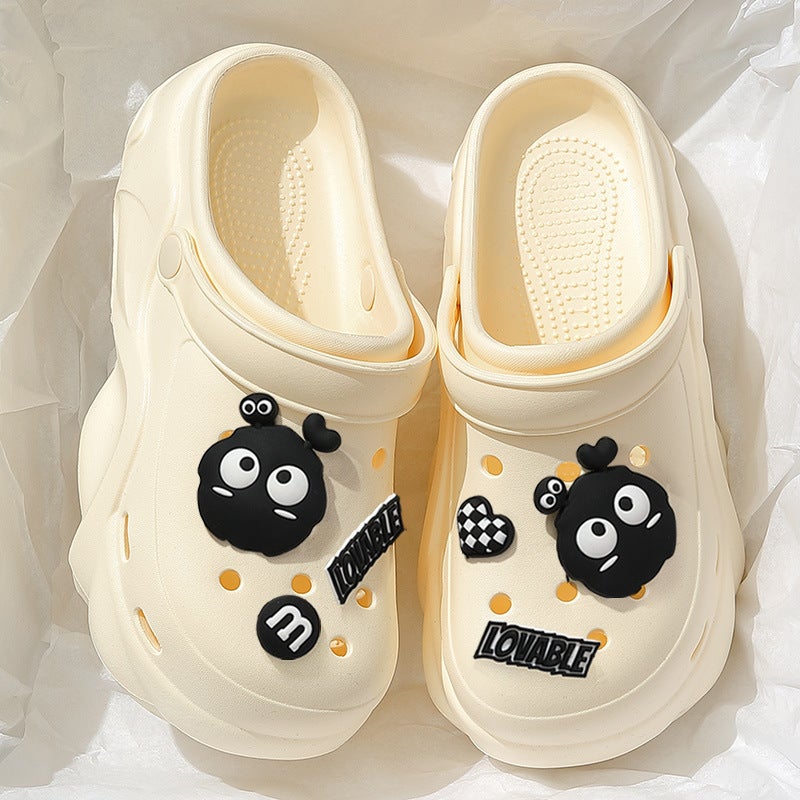 Anshangfen Women's EVA Clog Slippers - Breathable, Anti-Slip, Thick Sole - Image 1