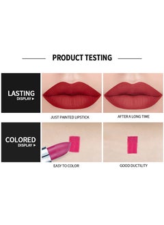 Handaiyan Lipstick For Women Matte Lipsticks Long Lasting Moisturizing Long Wear Waterproof 24 Velvet Act Natural Lip Stain Makeup Tint Nude Superstay Original Highly Pigmented Nourishing Non-Drying  - Image 2