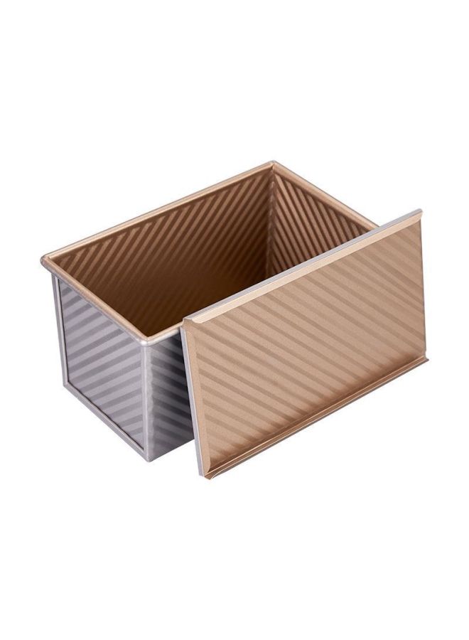 Toast Mold Household 45g Baking Baking Mold Baking Pan Oven Non-stick Mold Box Baking Bread Mold-Color:Extra Thick 449 Grams [special For Camel Peak Toast] + No Lid - Image 3