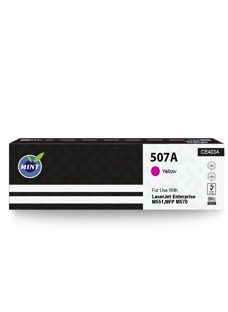Mint Mint LaserJet 507A-CE403A Red Toner Compatible with LaserJet Pro 500 Color Printers MFP M570dn, M551n, M551xh, MFP M575dn, MFP M575f, MFP M575c - Image 1