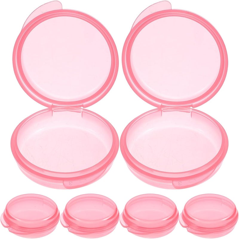 TIDTALEO Portable Plastic Pill Organizer 6pcs Travel Daily Medicine Case Sealed Compact Dispenser for Purse and Vitamins Storage - Image 1
