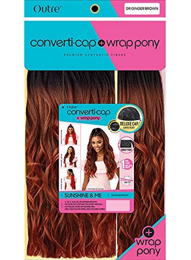 Outre Converti Cap Wrap Pony Deluxe Cap Lays Flat Heat Resistant Fiber High Tex Safe Up To 400F Sunshine & Me (Drrard) - Image 4