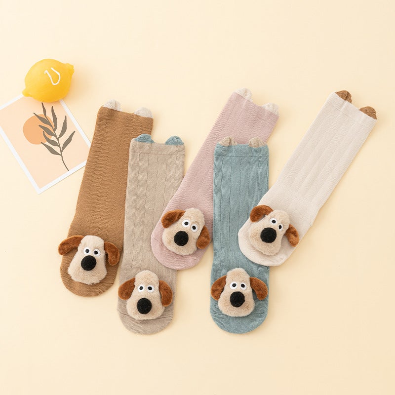 Baby Warm Class A Cotton Baby Non-Slip Knee Long Tube Cartoon Floor Socks 6 - Image 3