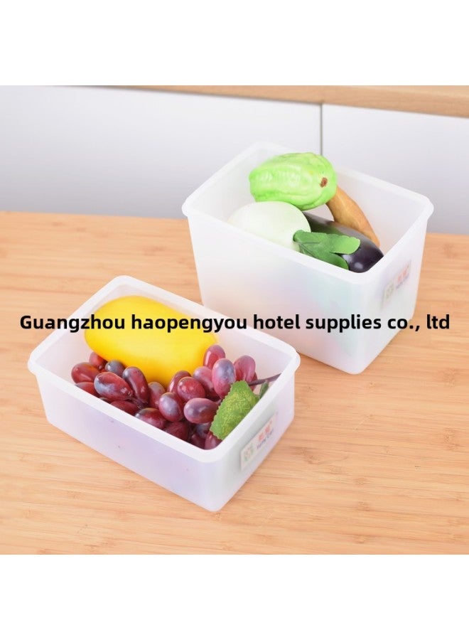 Fat Cat Plastic Preservation Box Rectangular Transparent Hotel Refrigerator Freezer Freezer Large Capacity Storage Box Commercial-Capacity:FC-834(20.5*14*7)-Number Of Box Layers:1-49 - Image 4