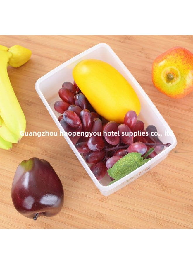 Fat Cat Plastic Preservation Box Rectangular Transparent Hotel Refrigerator Freezer Freezer Large Capacity Storage Box Commercial-Capacity:FC-834(20.5*14*7)-Number Of Box Layers:1-49 - Image 3