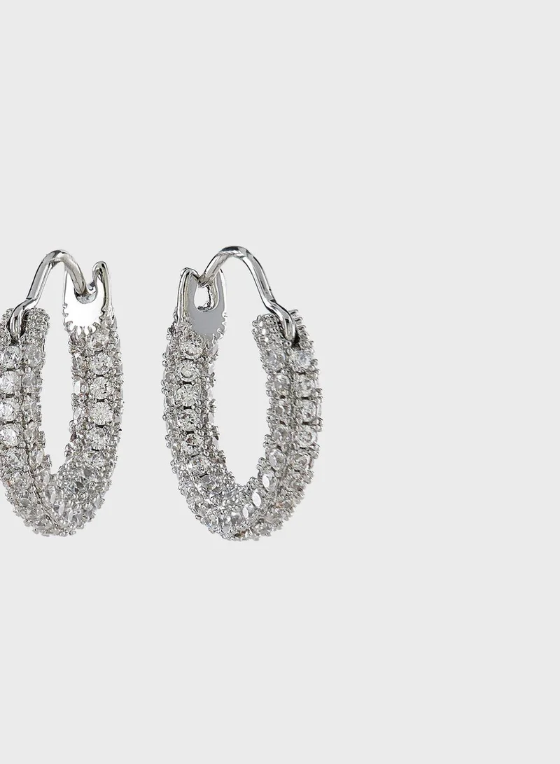 LUV AJ Pave Amalfi Cuff Earrings