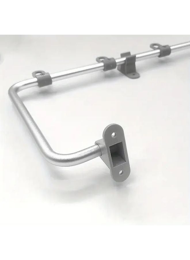 Foldable Hidden Ceiling Drying Rack 25 9in X 7 8in Aluminum Alloy For RV Bathroom - Image 4