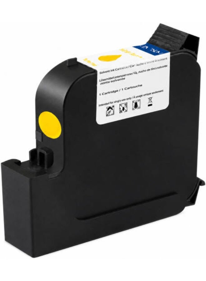 BENTSAI EB22Y Solvent-Based Ink Cartridge 1 Inch (25.4mm) 42ml for Handheld Inkjet Printers B85, 6210B & B40, Yellow | EB22Y