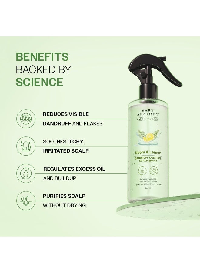 Bare Anatomy Nature x Science Dandruff Control Hair Spray 200ml - Image 2