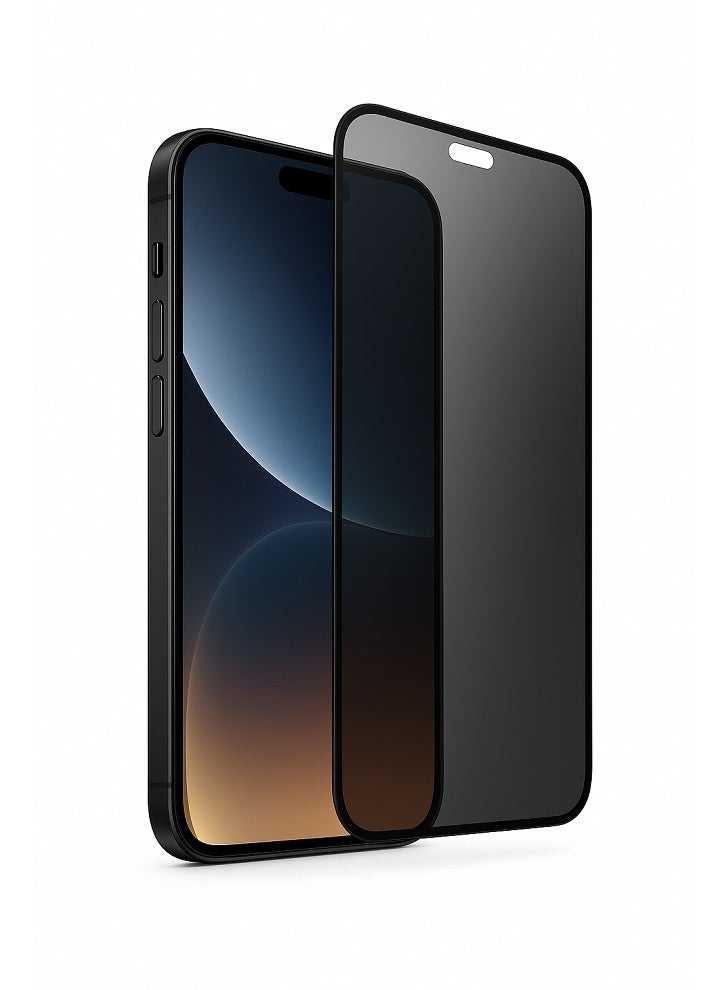 ACLIX Premium Privacy & Eye Protection Tempered Glass Screen Protector for Apple iPhone 16 Pro – Black