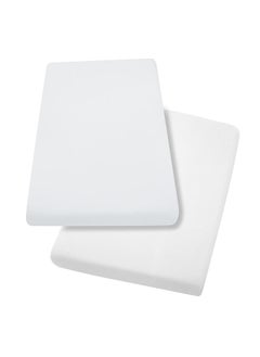 Clevamama Jersey Cotton Fitted Sheets For Bedside Crib 46x83x10 Cm  - Image 2