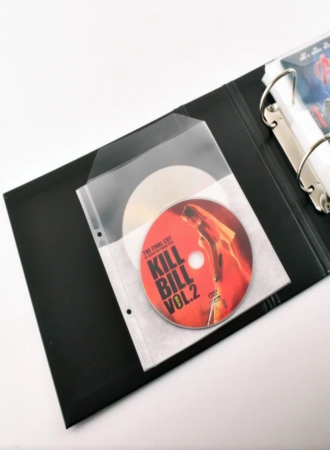 تاريفولد مجموعة أقراص DVD من DJOIS by Tarifold - أكمام تخزين واقية لأقراص DVD (50/عبوة) مع مجلدات أقراص DVD ذات حلقتين (2 لكل منها) (#10266) - Image 4