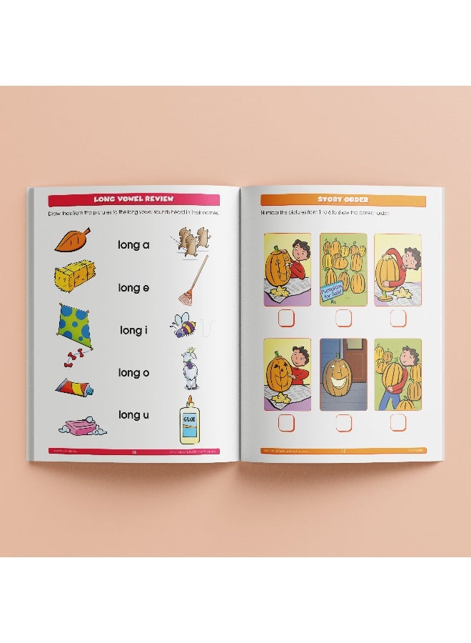 منطقة المدرسة هينكلر: كتاب العمل لاستعداد الصف الأول في الرياضيات وفنون اللغة - Image 2