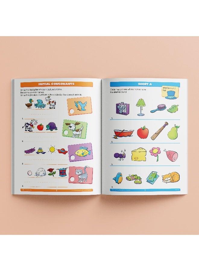 منطقة المدرسة هينكلر: كتاب العمل لاستعداد الصف الأول في الرياضيات وفنون اللغة - Image 3