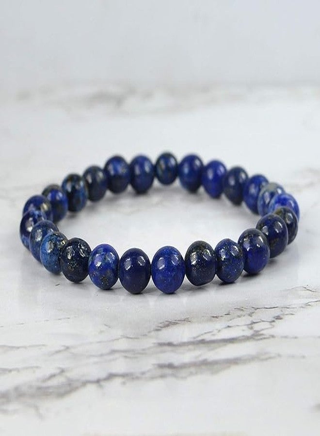 Anant Infinity Certified Stone Natural Healing Stone Crystal Round Beads 8 mm Bracelet For Men, Women, Boys, Girls AI115 - Image 4