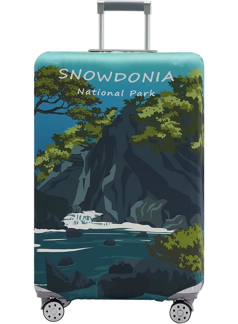 SOLARAE Luggage Cover Washable Suitcase cover Anti-scratch Suitcase Protector Fits 22-25 Inch Luggage - Image 1