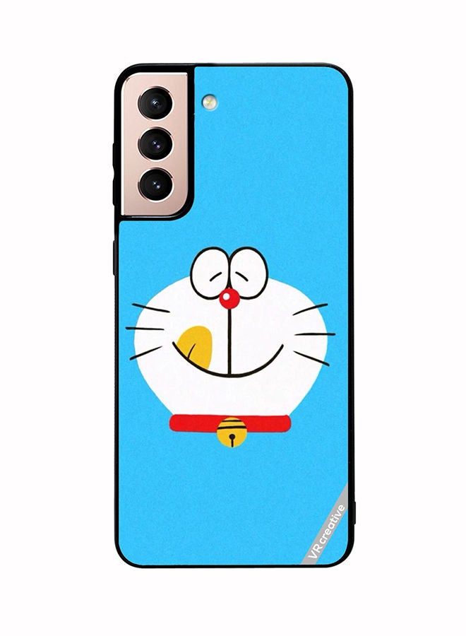 VR CREATIVE Protective Case Cover For Samsung Galaxy S21 Plus 5G Cryon Doremon Design Multicolour - Image 1
