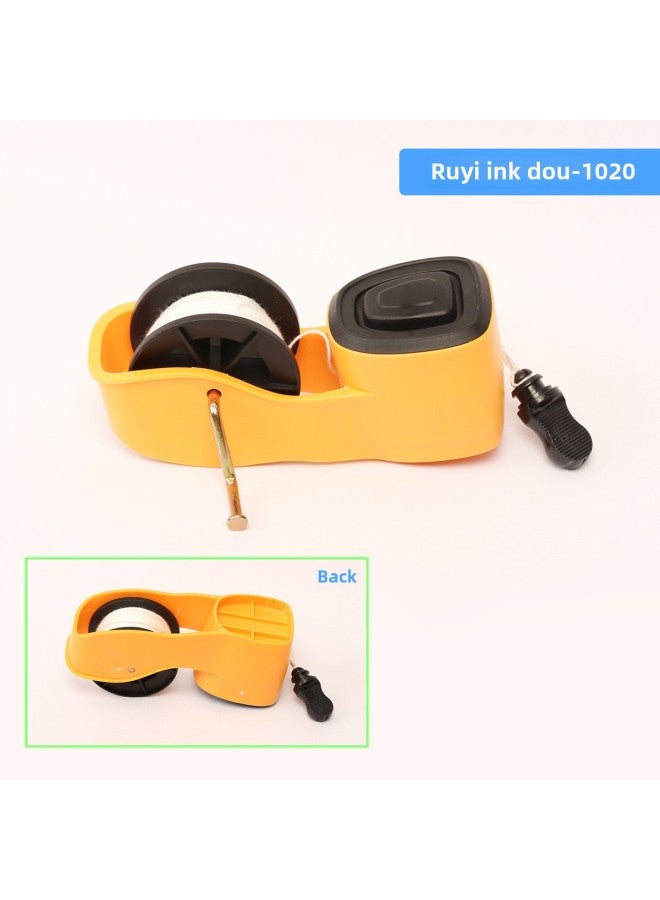 High Quality Woodworking Ink Bucket Hand Wheel Mini Semi-automatic Manual Hand Roll Woodworking Scriber With Scribing Pen-Model:Ruyi Ink Dou-1020 (144 Pieces/piece)  - Image 1