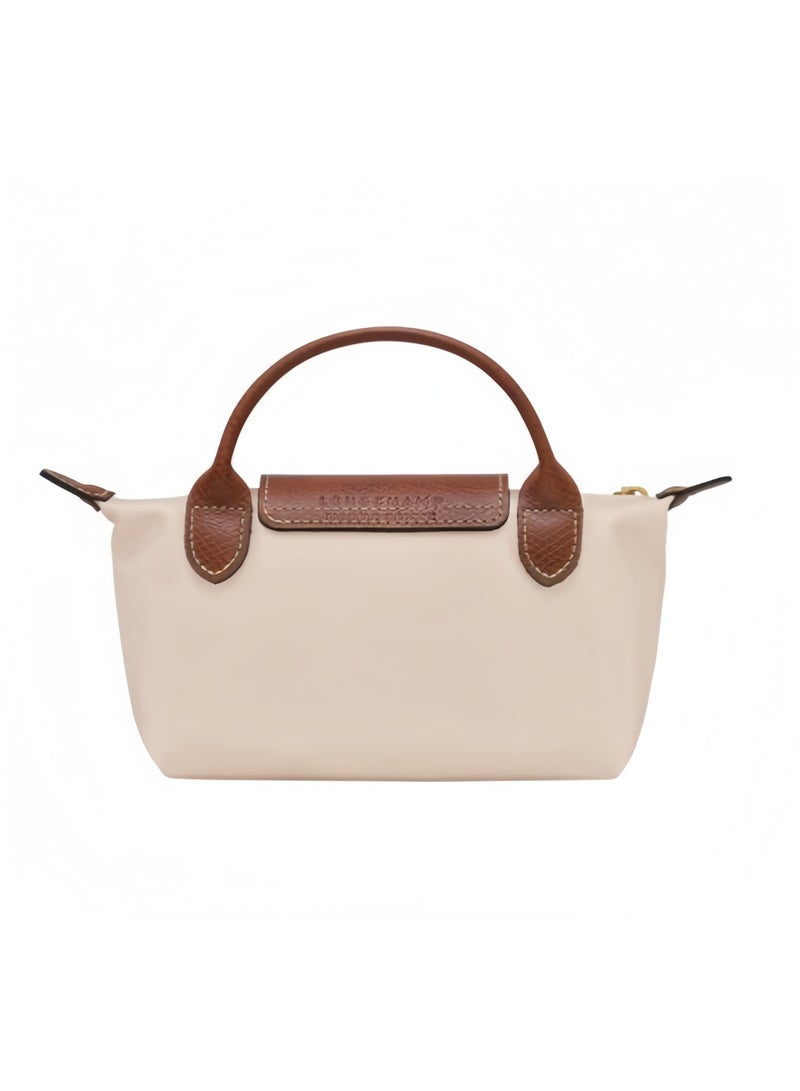 Longchamp Women's Mini handbag,Crossbody Bags,Shoulder Bag Shoulder strap with buckle,Paper White Classic Style - Image 5