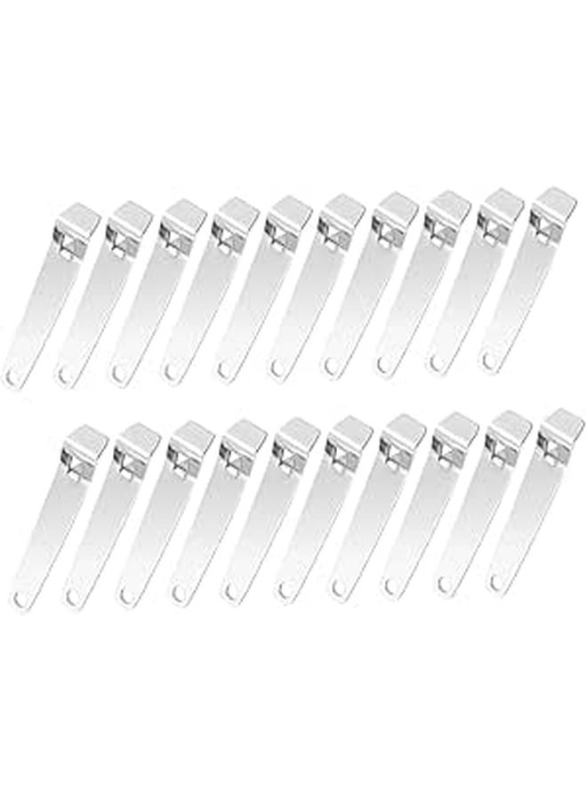 20pcs Stainless Steel Mini Bottle Openers Portable Pocket Size Kitchen Tools - Image 1
