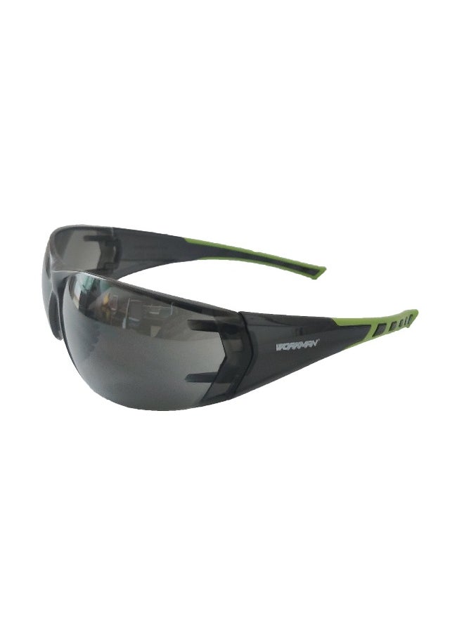 Work | Pack of 1MAN SG-71061D GALAH Safety Goggles with Smoked Lens | Lightweight, Scratch & Impact Resistant | Safety Glasses for Multipurpose Use for Pollution, Dust, Riding & Construction Work | Pack of 1