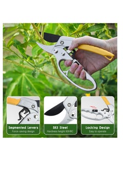 SYOSI Pruning Shears for Gardening, Sharp Garden Bypass Pruners, Sharp Garden Shears, Professional Garden Pruning Clippers Trimmer, for Tree Plants Flowers Bonsai Garden  - Image 2
